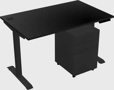 Single motor electric desk