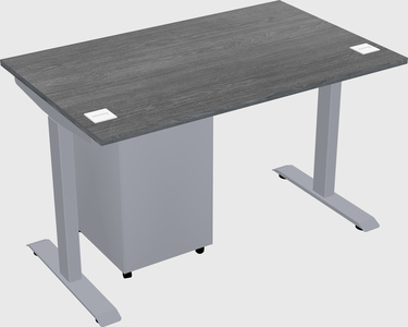Single motor electric desk