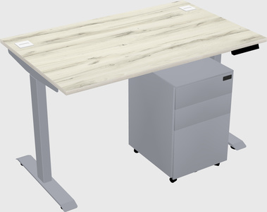 Single motor electric desk