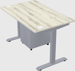 Single motor electric desk