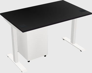 Single motor electric desk