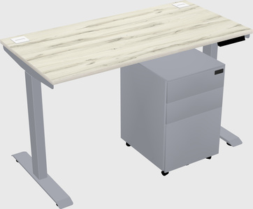 Single motor electric desk