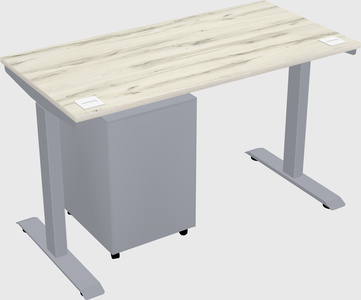 Single motor electric desk