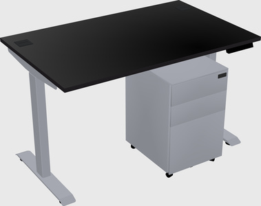 Single motor electric desk