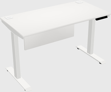 Single motor electric desk