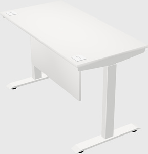 Single motor electric desk