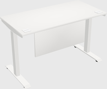 Single motor electric desk