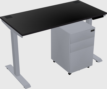 Single motor electric desk