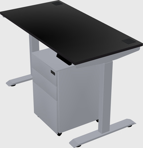 Single motor electric desk