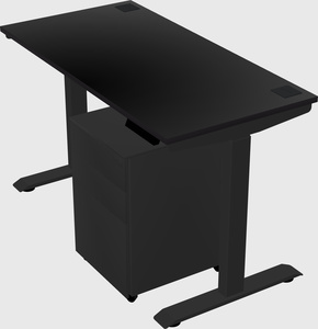 Single motor electric desk