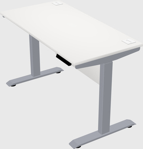 Single motor electric desk