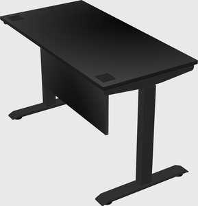 Single motor electric desk