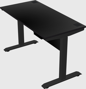 Single motor electric desk