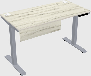Single motor electric desk