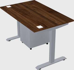 Single motor electric desk