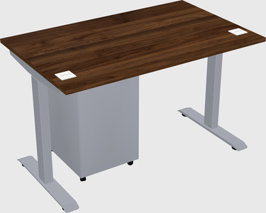 Single motor electric desk