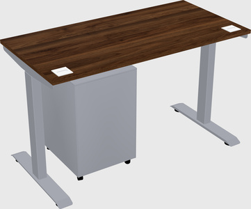 Single motor electric desk