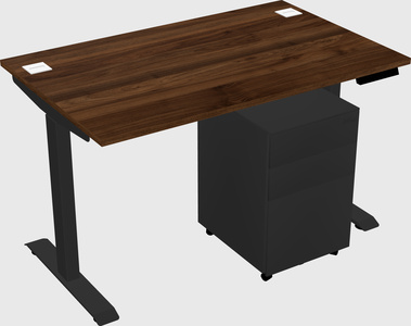Single motor electric desk