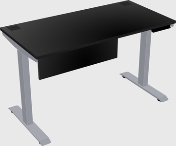 Single motor electric desk