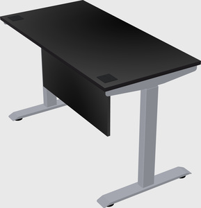 Single motor electric desk