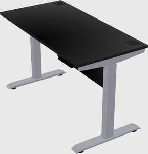 Single motor electric desk