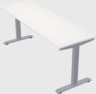 Single motor electric desk