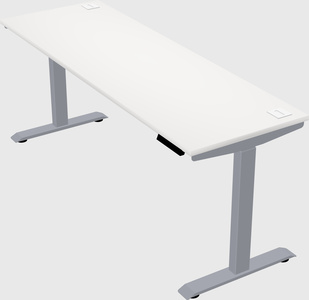 Single motor electric desk