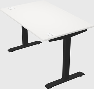 Single motor electric desk
