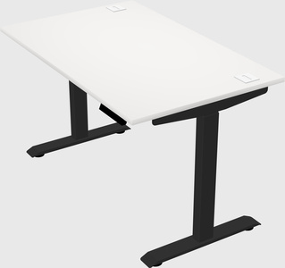 Single motor electric desk