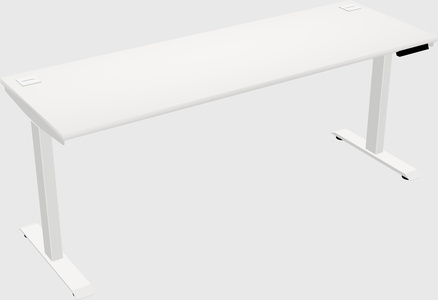 Single motor electric desk