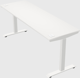 Single motor electric desk