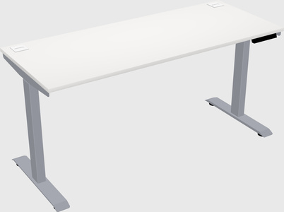 Single motor electric desk