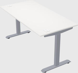 Single motor electric desk