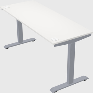 Single motor electric desk