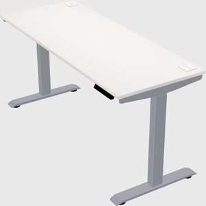 Single motor electric desk