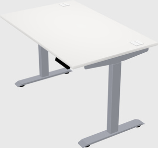 Single motor electric desk