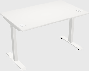 Single motor electric desk