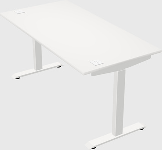 Single motor electric desk