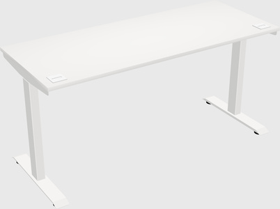 Single motor electric desk
