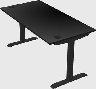 Single motor electric desk
