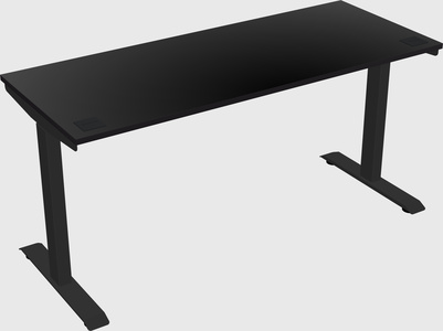 Single motor electric desk