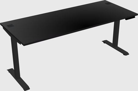 Single motor electric desk