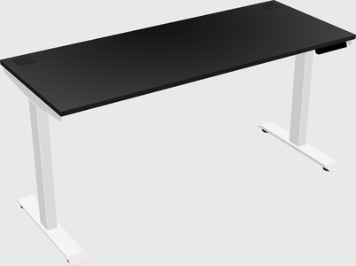 Single motor electric desk
