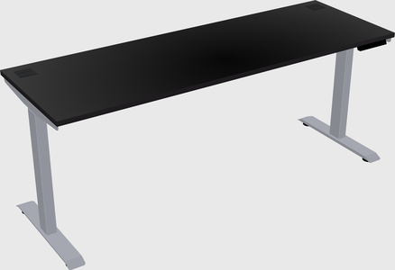 Single motor electric desk