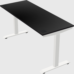 Single motor electric desk