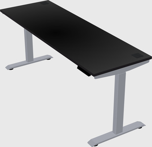 Single motor electric desk