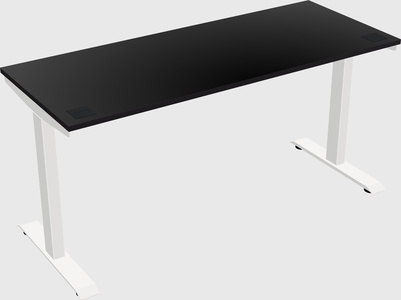 Single motor electric desk
