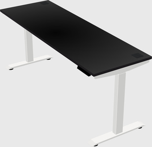 Single motor electric desk
