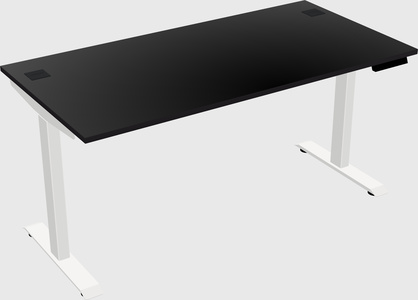 Single motor electric desk
