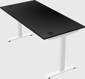 Single motor electric desk